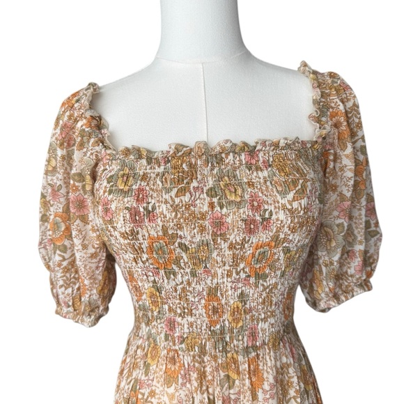 Spell and the Gypsy Collective 
Juniper Shirred Dress Color Combo - Cream XS - Picture 6 of 15